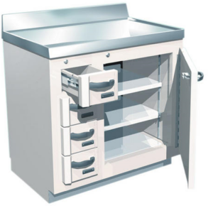 Meuble de rangement et décantation