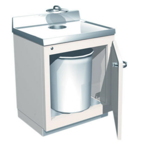 Waste cabinet