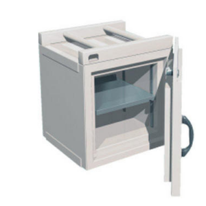 Lead-lined storage safe