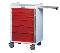 MRI Non-Magnetic Keyed Lock Cart