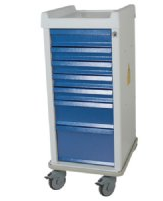 MRI cart with lock