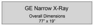 Matelas de table - GE Narrow X-Ray
