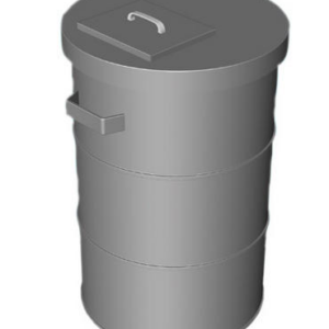 Baril de décantation pour haute énergie