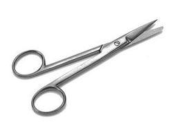 Ciseaux à suture en titane